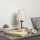 Brilagi - Lampe de table NUBILA WOOD 1xE27/25W/230V chêne/crème