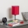 Brilagi - Lampe de table NUBILA WOOD 1xE27/25W/230V chêne/Pompéien rouge