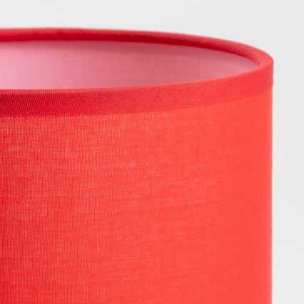 Brilagi - Lampe de table NUBILA WOOD 1xE27/25W/230V chêne/rouge