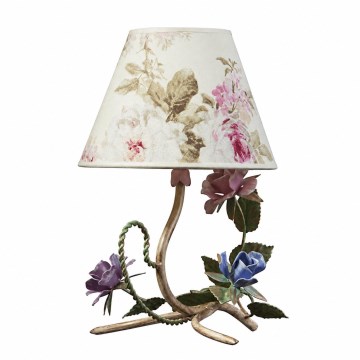 BRILAGI - Lampe de table ROMANCE 1xE14/40W/230V multicolore/beige/patine