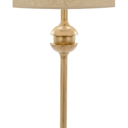 Brilagi - Lampe de table SAPHIRE 1xE27/15W/230V crème/dorée/patinée