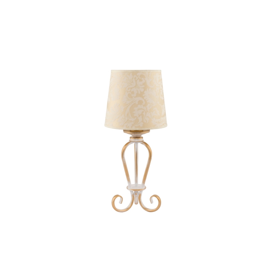 Brilagi - Lampe de table SONIA 1xE27/15W/230V crème/patine