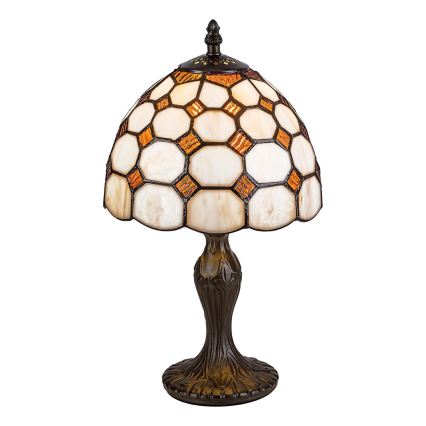 Brilagi - Lampe de table Tiffany en vitrail DORAN 1xE14/40W/230V
