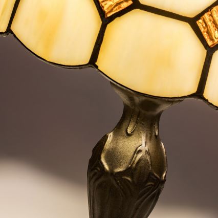 Brilagi - Lampe de table Tiffany en vitrail DORAN 1xE14/40W/230V