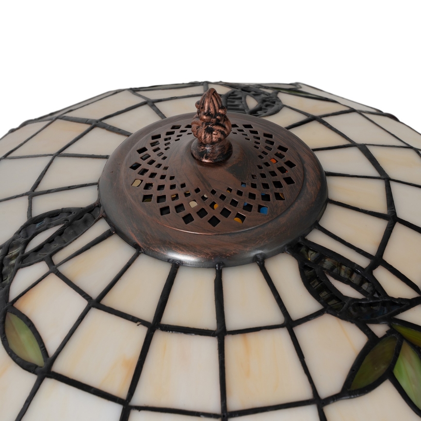 Brilagi - lampe de table Tiffany en vitrail JUNGLE 2xE27/60W/230V