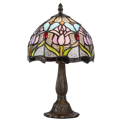 Brilagi - Lampe de table Tiffany en vitrail LORAS, 1xE14/40W/230V