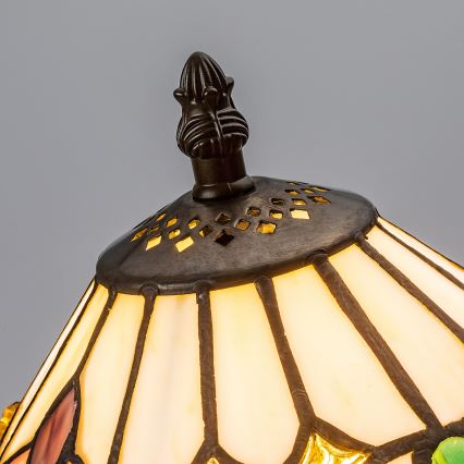 Brilagi - lampe de table Tiffany en vitrail LUISA 1xE14/40W/230V