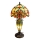 Brilagi - lampe de table Tiffany en vitrail MIRABELLA 1xE27/60W/230V + 1xE14/40W