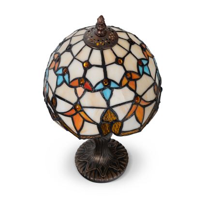 Brilagi - Lampe de table Tiffany en vitrail MIRABELLA 1xE27/60W/230V