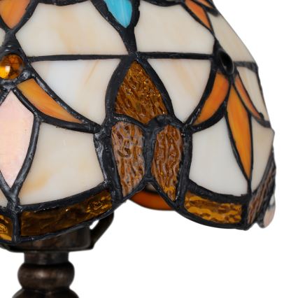 Brilagi - Lampe de table Tiffany en vitrail MIRABELLA 1xE27/60W/230V