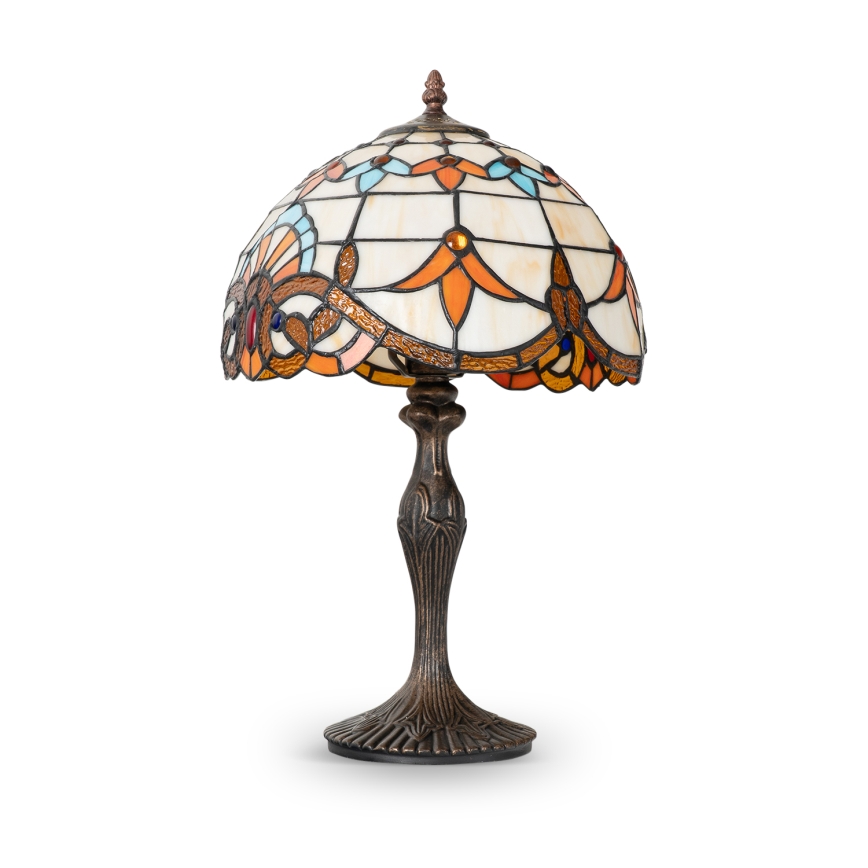 Brilagi - lampe de table Tiffany en vitrail MIRABELLA 1xE27/60W/230V