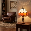 Brilagi - Lampe de table Tiffany en vitrail SIENNA 1xE27/60W/230V