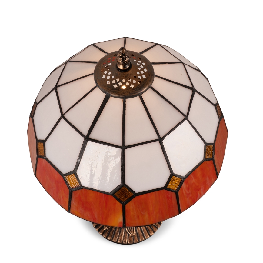 Brilagi - Lampe de table Tiffany en vitrail SIENNA 1xE27/60W/230V