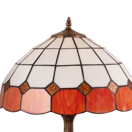 Brilagi - Lampe de table Tiffany en vitrail SIENNA 2xE27/60W/230V