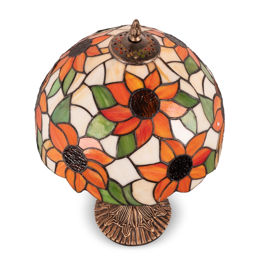 Brilagi - lampe de table Tiffany en vitrail SUNFLOWER 1xE27/60W/230V