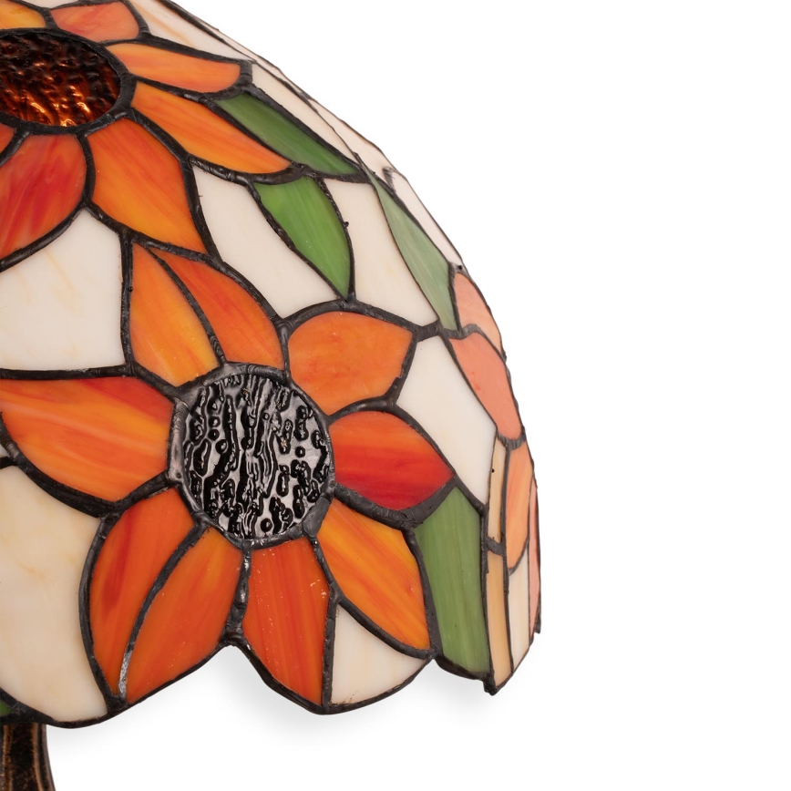 Brilagi - lampe de table Tiffany en vitrail SUNFLOWER 1xE27/60W/230V