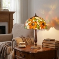 Brilagi - Lampe de table Tiffany en vitrail SUNFLOWER 2xE27/60W/230V