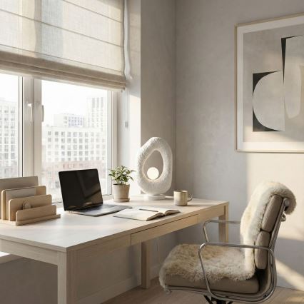 Brilagi - Lampe de table WABI SABI 1xG9/8W/230V blanche