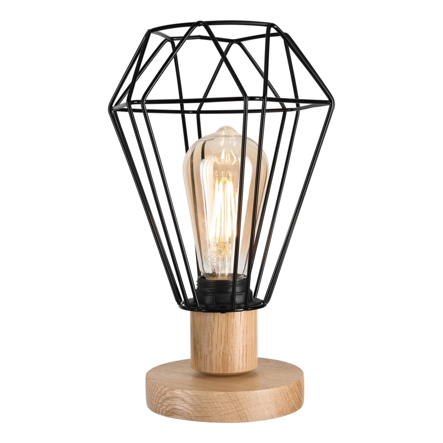 Brilagi - Lampe de table WOODY BASKET 1xE27/60W/230V chêne