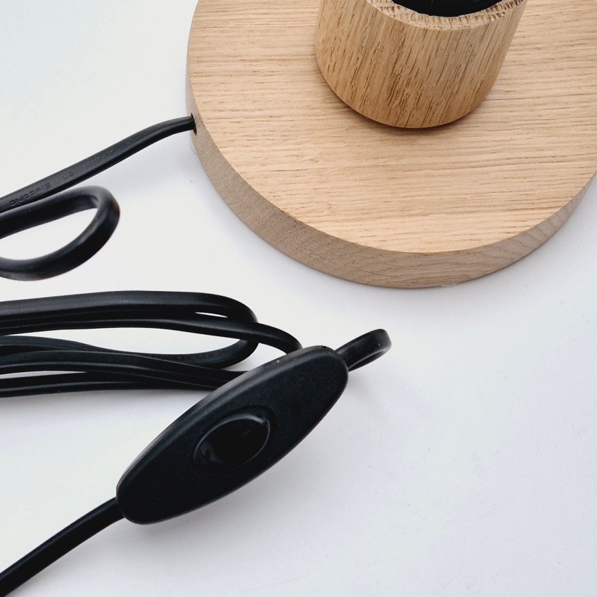 Brilagi - Lampe de table WOODY BASKET 1xE27/60W/230V chêne