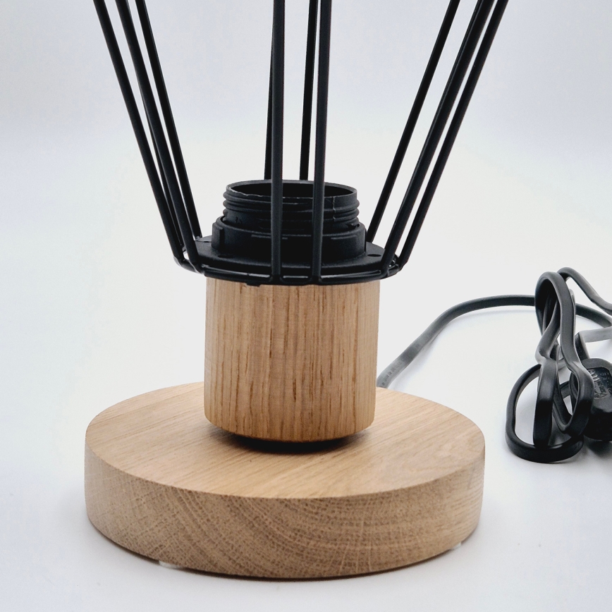Brilagi - Lampe de table WOODY BASKET 1xE27/60W/230V chêne