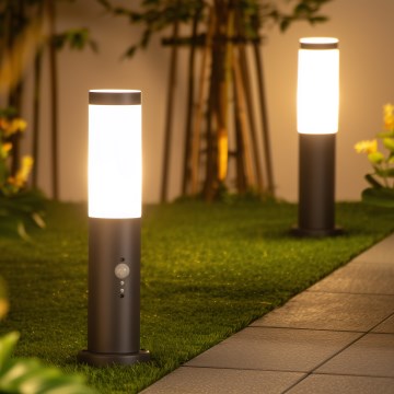 Brilagi - Lampe d'extérieur avec détecteur de mouvement 1xE27/15W/230V 40 cm IP44 anthracite