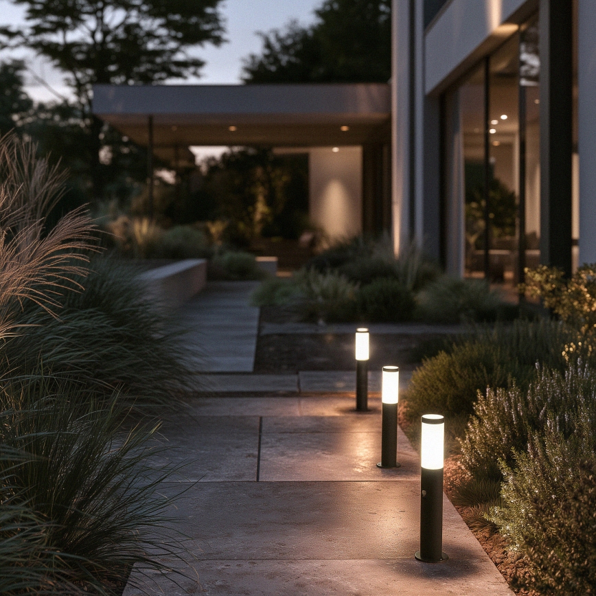 BRILAGI - Lampe d'extérieur avec détecteur ELIA 1xE27/20W/230V IP44 50 cm anthracite