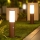 Brilagi - Lampe d'extérieur avec détecteur NOVA 1xE27/15W/230V 40 cm IP44 marron