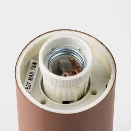 Brilagi - Lampe d'extérieur avec détecteur NOVA 1xE27/15W/230V 40 cm IP44 marron