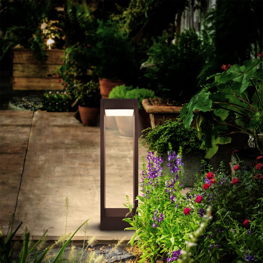 Brilagi - Lampe d'extérieur LED CROTONE LED/7W/230V marron IP54 50 cm
