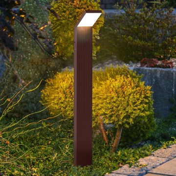 Brilagi - Lampe d'extérieur LED RIANO LED/8W/230V, marron, IP65, 80 cm
