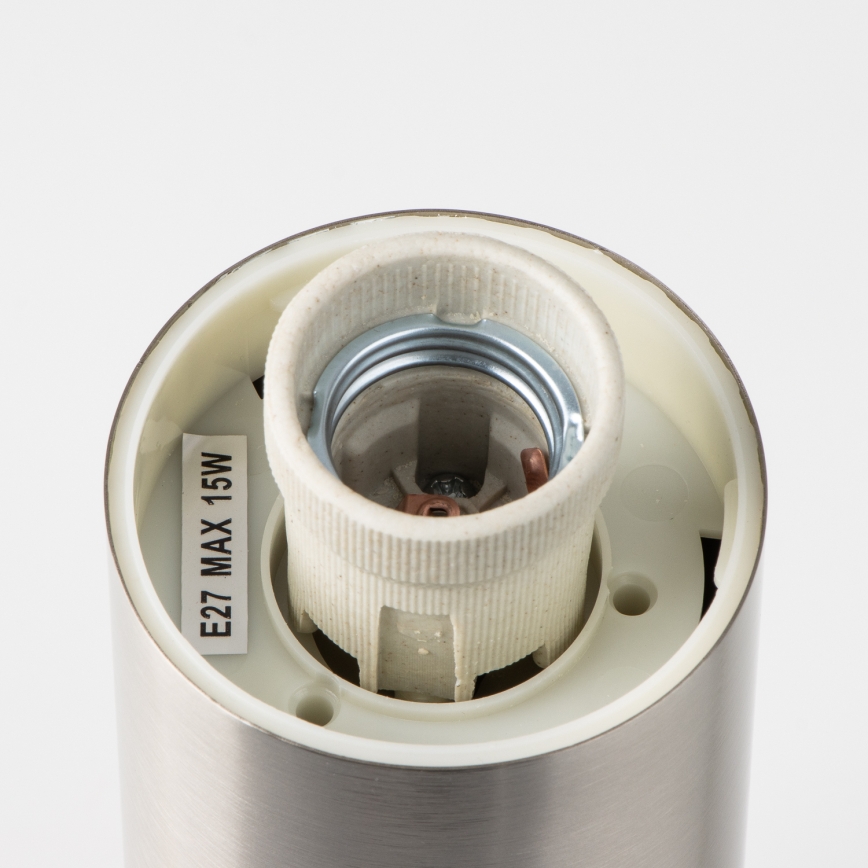 Brilagi - Lampe d'extérieur NOVA 1xE27/15W/230V 40 cm IP44 chrome mat
