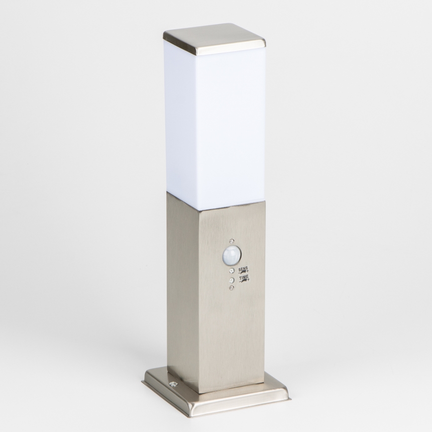 Brilagi - Lampe d'extérieur NOVA avec capteur de mouvement, 1x E27/15W/230V, 40 cm, IP44, chrome mat