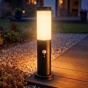 Brilagi - Lampe d'extérieur NOVA avec détecteur 1xE27/15W/230V 40 cm IP44 anthracite
