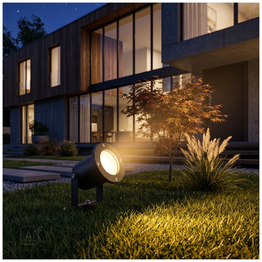 BRILAGI - Lampe d'extérieur TERRA 1xGU10/50W/230V IP65 noire