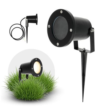 BRILAGI - Lampe d'extérieur TERRA 1xGU10/50W/230V IP65 noire