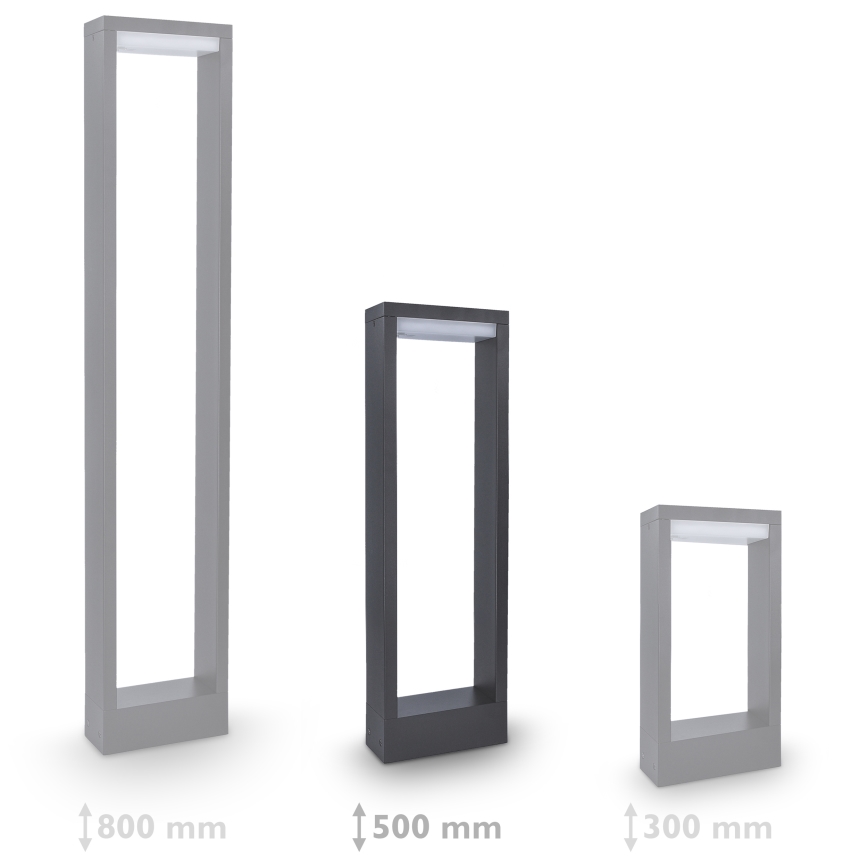 Brilagi - Lampe extérieure RAGUSA LED/7W/230V 3000/4000/6000K anthracite IP54 50 cm