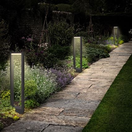 Brilagi - Lampe extérieure RAGUSA LED/7W/230V 3000/4000/6000K anthracite IP54 80 cm
