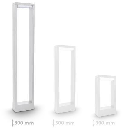 Brilagi - Lampe extérieure RAGUSA LED/7W/230V 3000/4000/6000K blanc IP54 80 cm