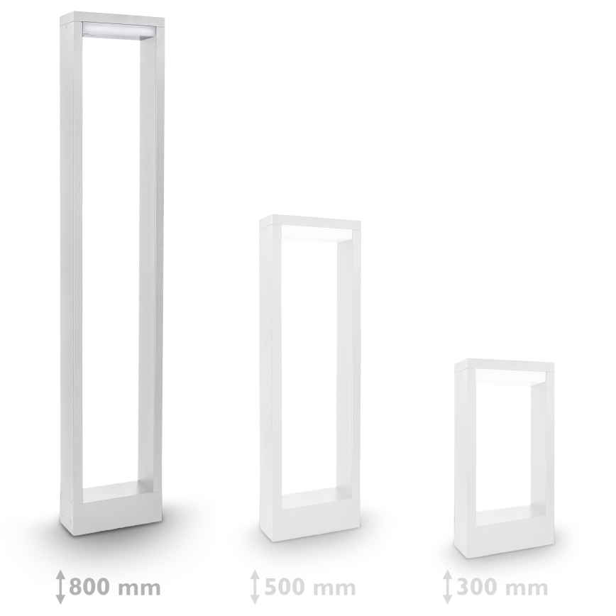 Brilagi - Lampe extérieure RAGUSA LED/7W/230V 3000/4000/6000K blanc IP54 80 cm