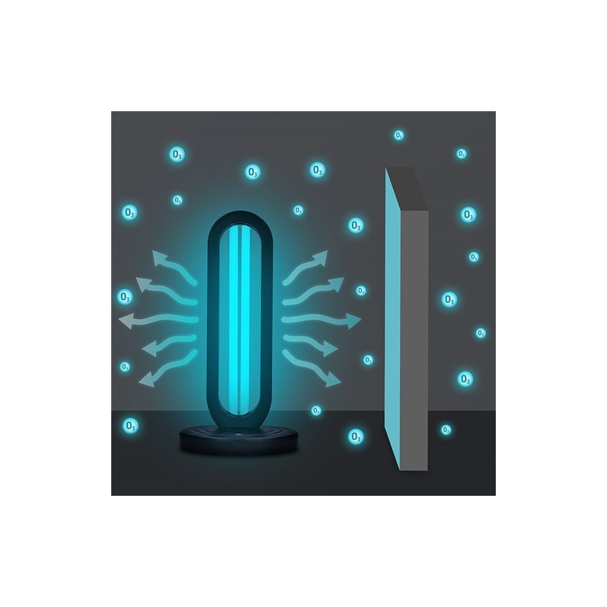 Brilagi - Lampe germicide désinfectante UVC/38W/230V + Télécommande