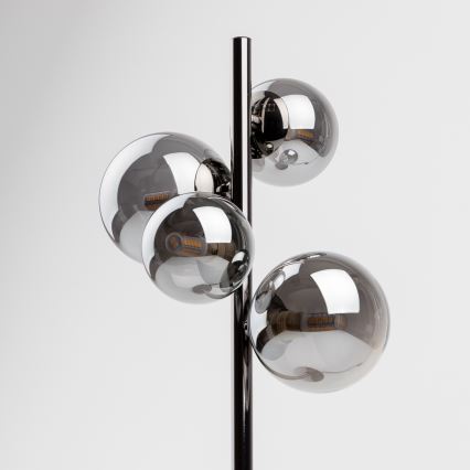 Brilagi - Lampe LED de table MILLA 4xG9/3W/230V chrome noir/fumé