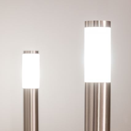 BRILAGI - Lampe LED d'extérieur ELIA 1xE27/7W/230V 4000K IP44 100 cm chrome mat