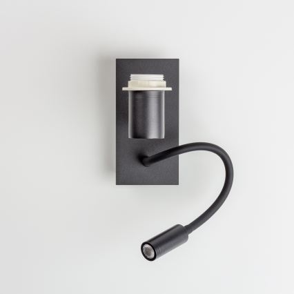 Brilagi - Lampe murale LED flexible pour enfants BOBO 1xE27/25W/230V + LED/3W noir/blanc/motifs animaux