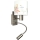 Brilagi - Lampe murale flexible à LED pour enfants BOBO 1xE27/25W/230V + LED/3W chrome mat/blanc/motifs d'animaux