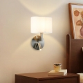 Brilagi - Lampe murale LED DAYA 1xE14/40W/230V + LED/3W blanc/chrome mat