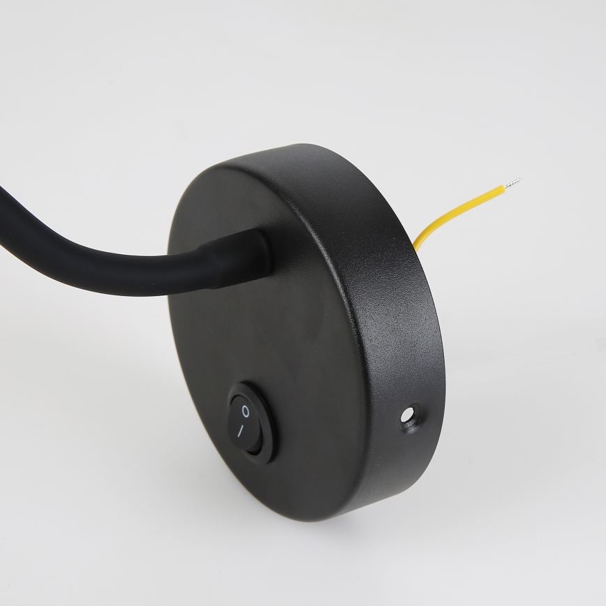 Brilagi - Lampe murale flexible à intensité variable LED MAYA 1xG9/4W/230V noir/doré 2700-6500K Wi-Fi Tuya
