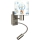 Brilagi - Lampe murale LED flexible pour enfants BOBO 1xE27/25W/230V + LED/3W chrome mat/blanc/bleu/oursons