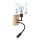 Brilagi - Lampe murale LED flexible pour enfants BOBO WOOD 1xE27/25W/230V + LED/3W chêne/noir/blanc/bleu/oursons