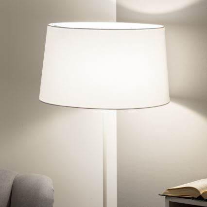 Brilagi - lampe sur pied LED CERIA 1xE27/40W/230V Ø 45 cm blanche